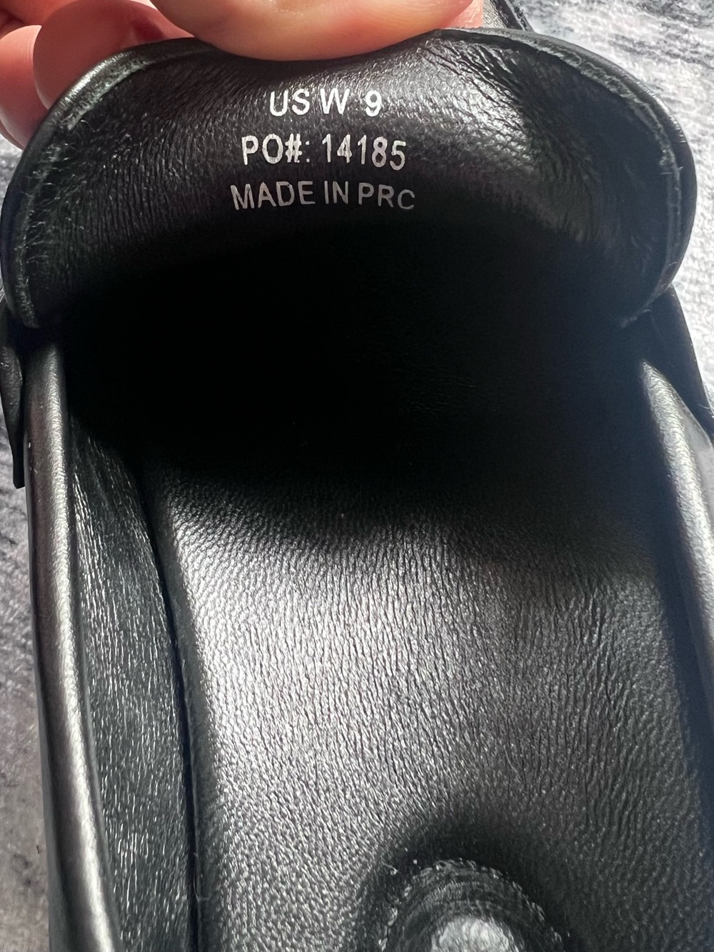 Quince Black Platform Penny Loafers Women Size 9 - Picture 5 of 14
